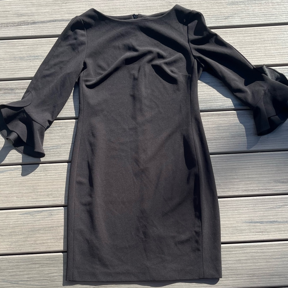 Karl Lagerfeld; Solid Black; Flared Half Sleeve; … - image 3